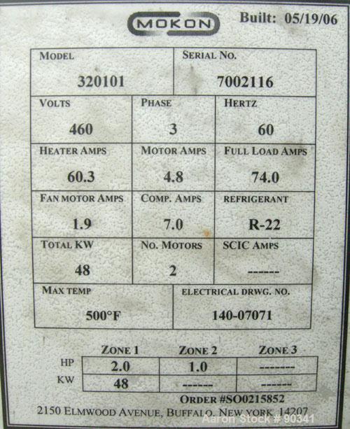 Used Ross Versa Mixer, Model PVM-100, 304 stainless steel.  Rated for full vacuum (29.5" HG) and 5 psi air for discharge purposes only. Change can design, triple agitation. (1) Anchor style agitator,...