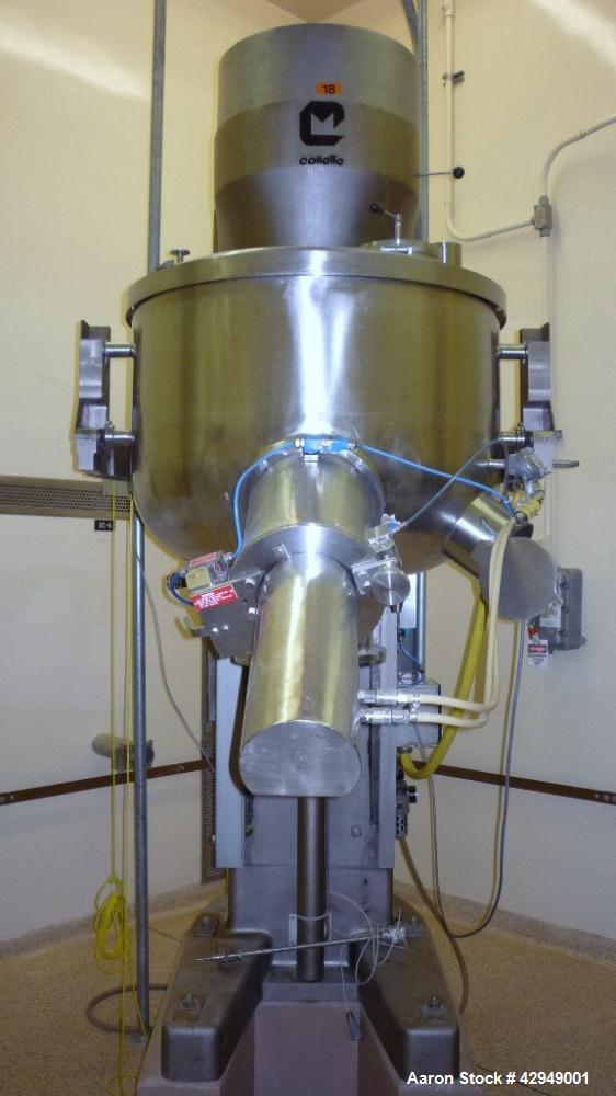 Used Stainless Steel Collett High Shear Granulating Mixer, Model GRAL 300, 300 Liter