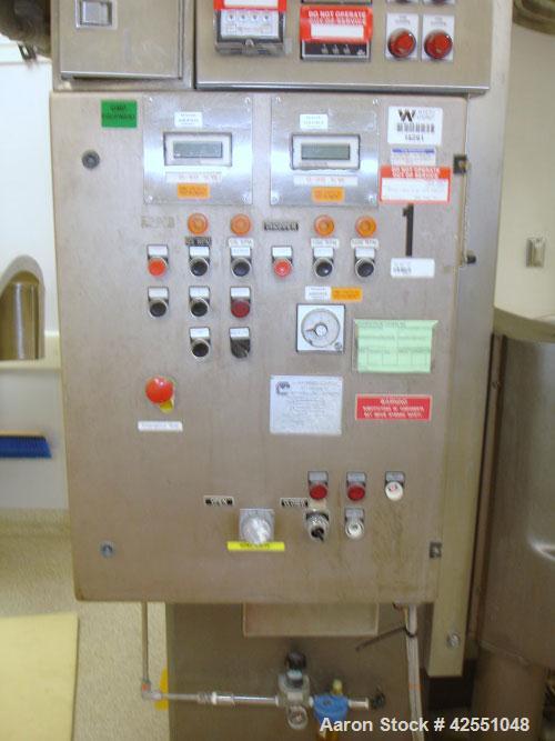 Used Collette High Shear Mixer, Model Gral 600. 43" Diameter stainless steel non jacketed bowl, plug valve discharge, with chopper and main drive with controls, serial #85MG60053. AS IS WHERE IS, LOA...