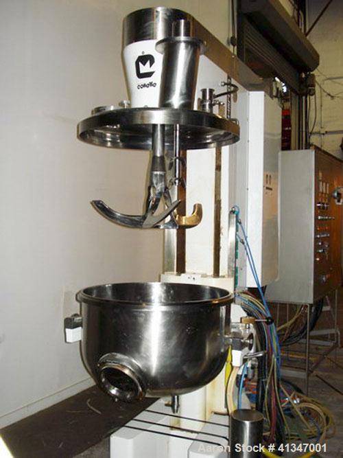 Used Collette High Shear Granulator, 150 Liter, Model GRAL150. This is a standard GRAL granulation mill with top-entering 3 winged anchor blade, and top entering high speed chopper. The unit features...