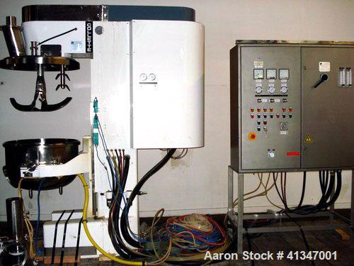 Used Collette High Shear Granulator, 150 Liter, Model GRAL150. This is a standard GRAL granulation mill with top-entering 3 winged anchor blade, and top entering high speed chopper. The unit features...