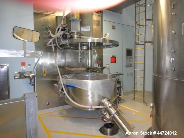 Used Collette Type Gral1200 Stainless Steel Mixer/Granulator. Maximum capacity approximately 1,200 litres with working capacity between 400 and 800 litres. Mixing bowl built in 316L stainless steel. ...