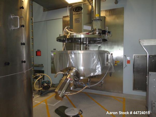 Used Collette Type Gral1200 Stainless Steel Mixer/Granulator. Maximum capacity approximately 1,200 litre with working capacity between 400 and 800 litre.  Mixing bowl built in 316L stainless steel.  ...