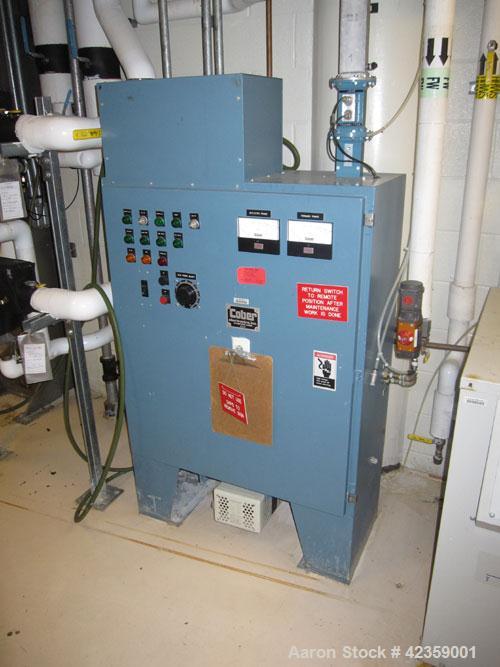Used Collette 75 Liter High Shear Granulator, Model VACTRON 75, 316L polished stainless steel contact parts. Jacketed bowl 20-1/2'' diameter x 15'' deep. Internal rated 10 psig at -20 to 320 deg F, 3...