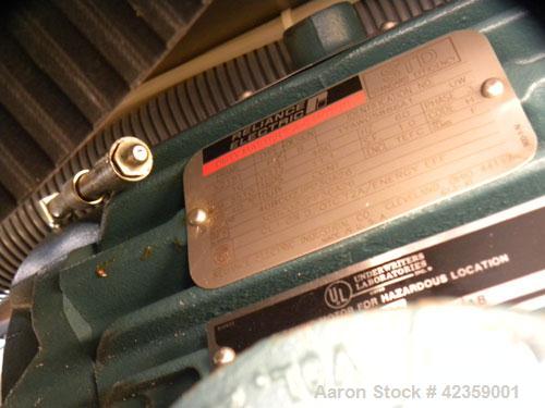 Used Collette 75 Liter High Shear Granulator, Model VACTRON 75, 316L polished stainless steel contact parts. Jacketed bowl 20-1/2'' diameter x 15'' deep. Internal rated 10 psig at -20 to 320 deg F, 3...