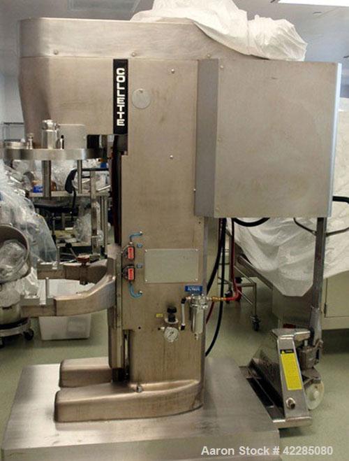 Used Collette High Shear Mixer, Model GRAL75. Stainless steel construction. 75 Liter jacketed bowl with main blade and chopper, 460 volt 60 hz, serial# 85MG7533.