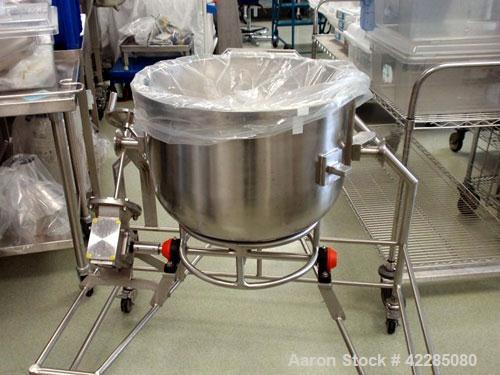 Used Collette High Shear Mixer, Model GRAL75. Stainless steel construction. 75 Liter jacketed bowl with main blade and chopper, 460 volt 60 hz, serial# 85MG7533.