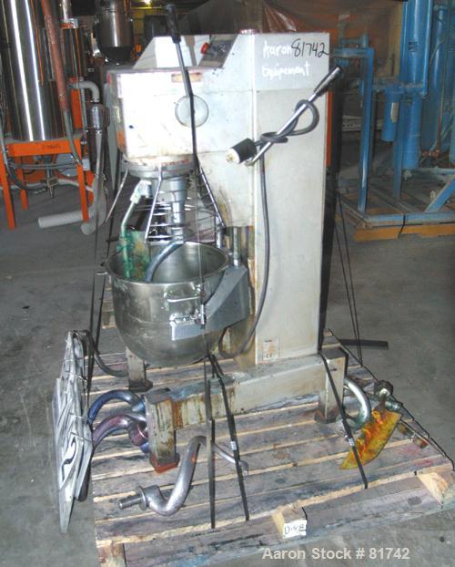 Used: Crypto Peerless Vertical Planetary Mixer, model EM40, 42 quart capacity