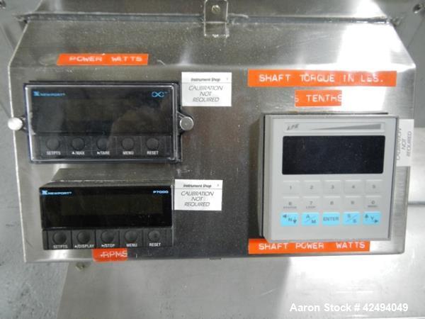 Used Stainless Steel Powrex Corportation high shear granulator, 6 liter, model FM-VG-1UP