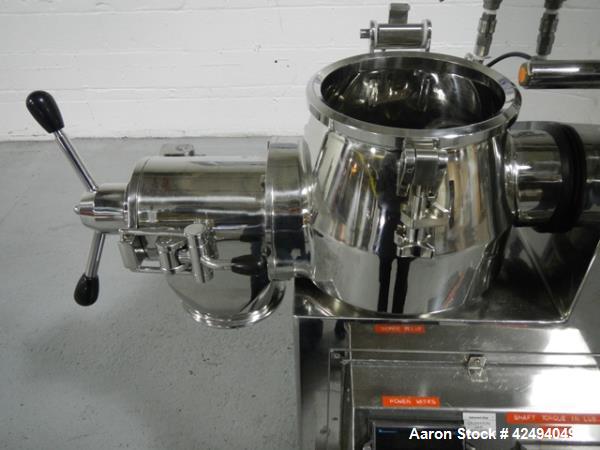 Used Stainless Steel Powrex Corportation high shear granulator, 6 liter, model FM-VG-1UP