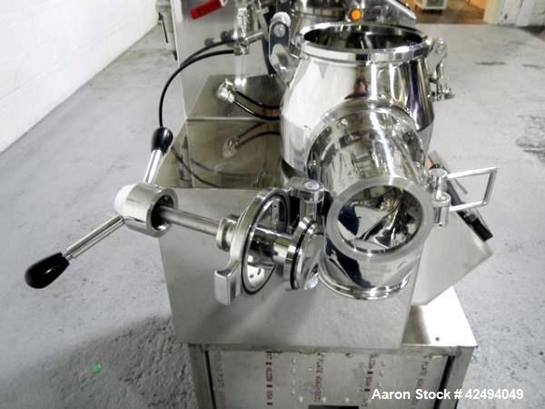 Used Stainless Steel Powrex Corportation high shear granulator, 6 liter, model FM-VG-1UP