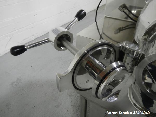 Used Stainless Steel Powrex Corportation high shear granulator, 6 liter, model FM-VG-1UP
