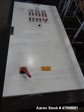 Used Fillworth Type Fillmastic Approximately 1,000 Litre Jacketed Hot Melt Mixer. Approximately mm diameter x mm straight side. Has welded flat bottom and bolted dished top heads. Internally rated at...