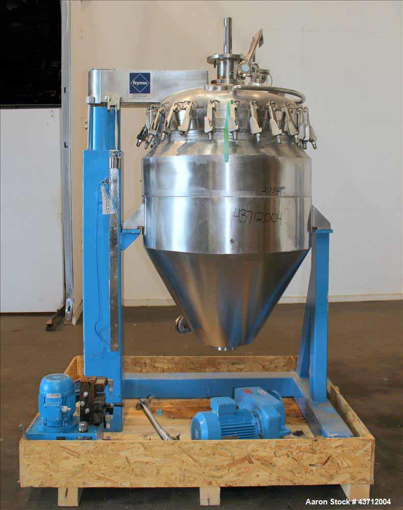 Used Hellmich Reactor, 79 Gallon, 316 Stainless Steel, Vertical.