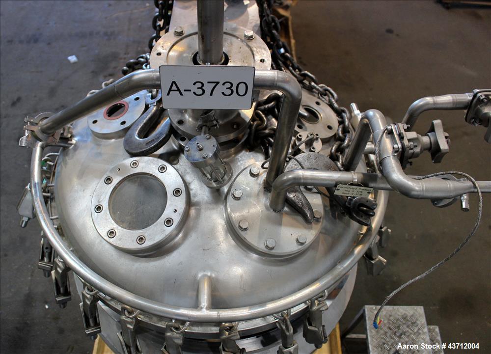 Used Hellmich Reactor, 79 Gallon, 316 Stainless Steel, Vertical.