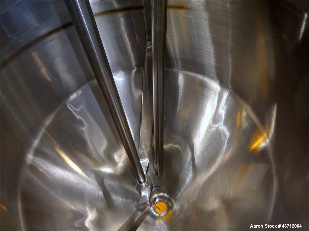 Used Hellmich Reactor, 79 Gallon, 316 Stainless Steel, Vertical.