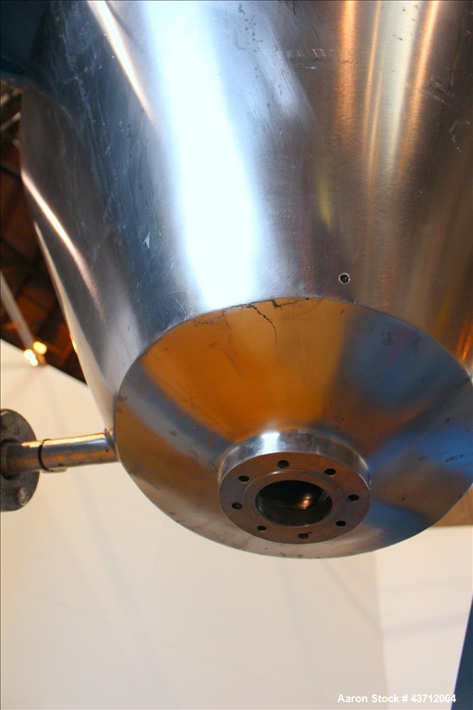 Used Hellmich Reactor, 79 Gallon, 316 Stainless Steel, Vertical.