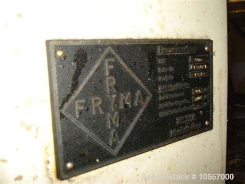 Used Fryma Model 400 Vacuum Mixer.  Includes (2) jacketed mixing tanks measuring 33.25" diameter x 38" deep.  Agitation has scrape surface, auger and dispenser.  Hydraulic bowl lift.  Machine footpri...