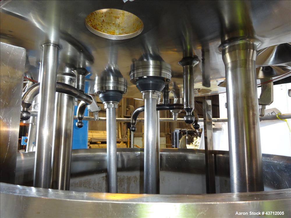 Used- Hellmich Reactor, 110 Gallon, 316 Stainless Steel, Vertical.