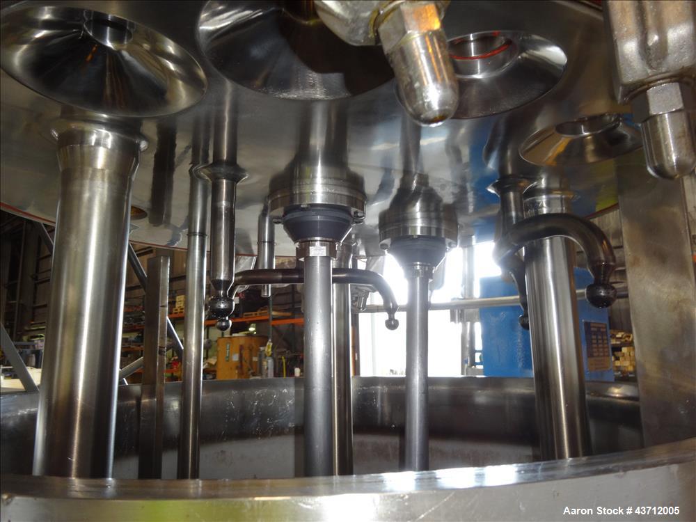 Used Hellmich Reactor, 110 Gallon, 316 Stainless Steel, Vertical.