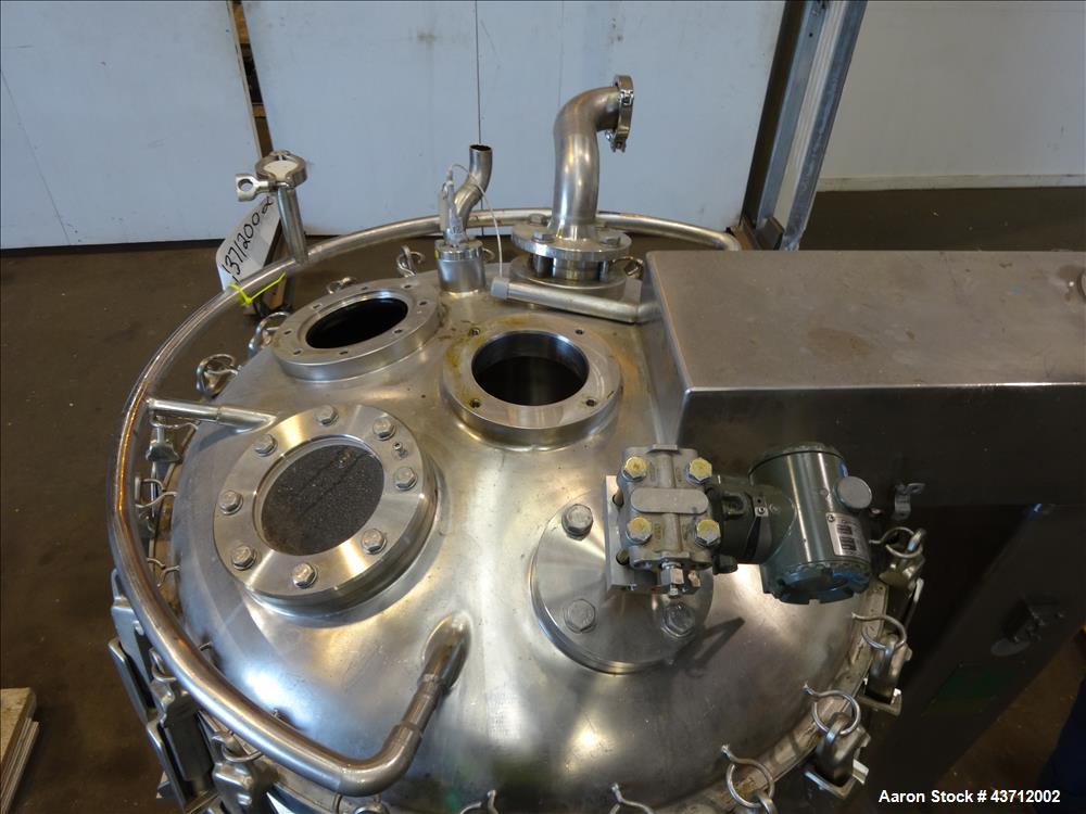 Used Hellmich Reactor, 105 Gallon, 316 Stainless Steel, Vertical.
