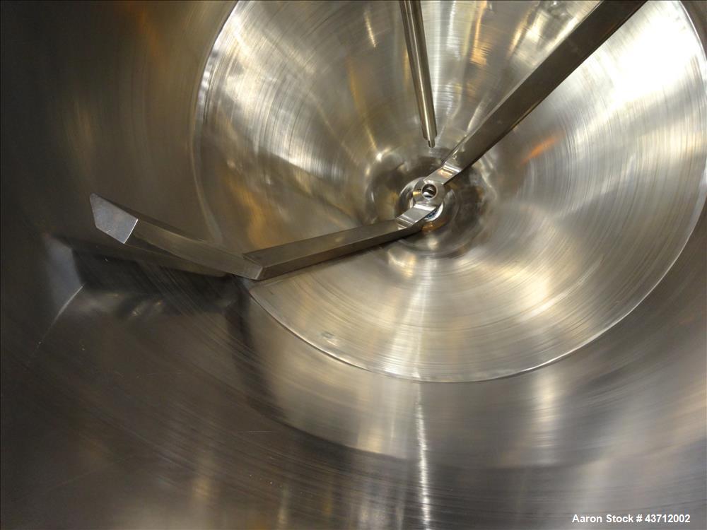 Used Hellmich Reactor, 105 Gallon, 316 Stainless Steel, Vertical.