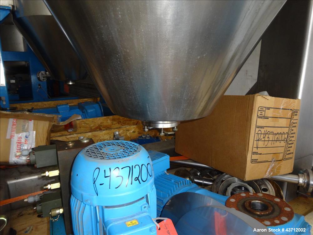 Used Hellmich Reactor, 105 Gallon, 316 Stainless Steel, Vertical.