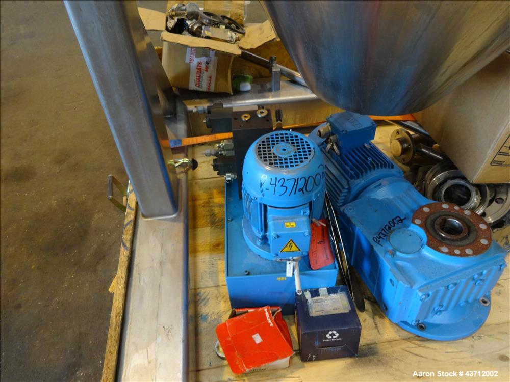 Used Hellmich Reactor, 105 Gallon, 316 Stainless Steel, Vertical.