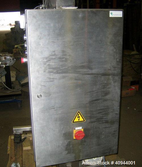 Used Fryma Triple Shaft Vacuum Mixer, Model VME-20, stainless steel. 38 liter total capacity, 20 liter working capacity, internal rated -1 bar (vacuum internal) at 95 deg C, jacket rated 4 bar (58 ps...