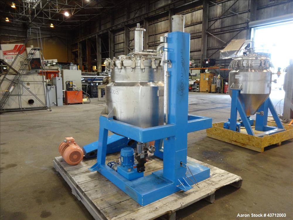 Used Hellmich Reactor, 112 Gallon, 316 Stainless Steel, Vertical.