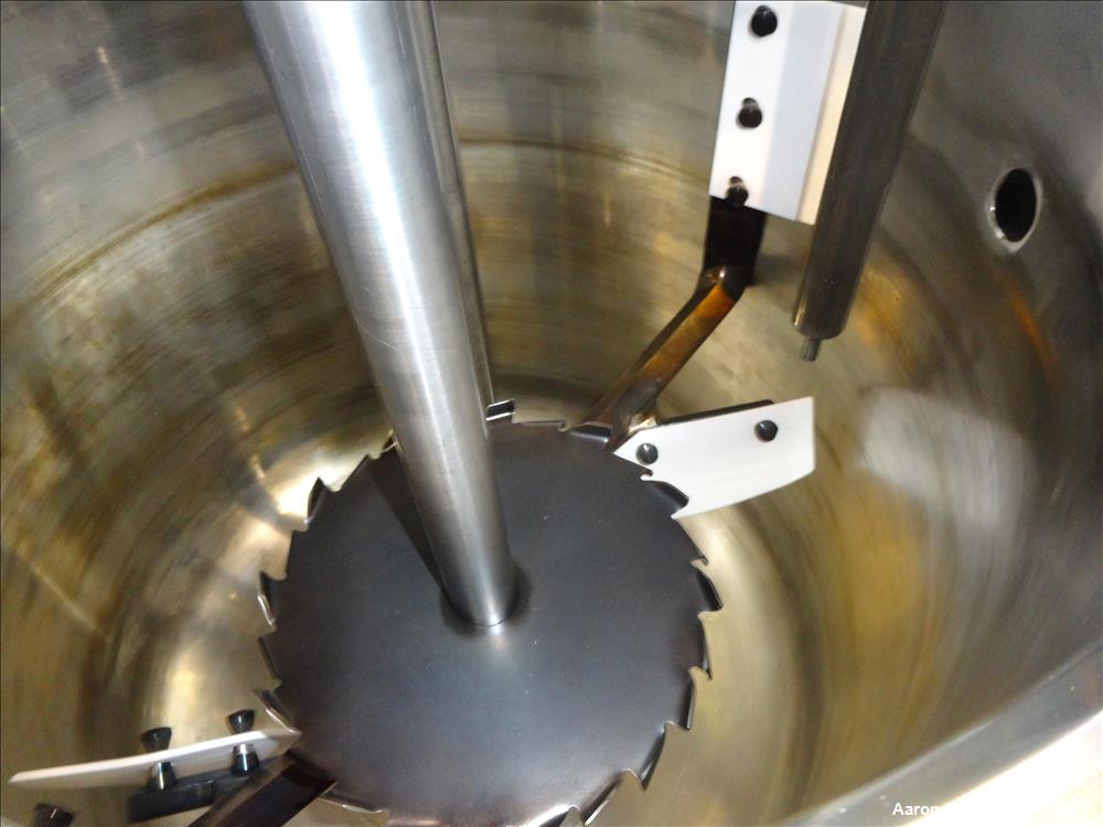 Used Hellmich Reactor, 112 Gallon, 316 Stainless Steel, Vertical.