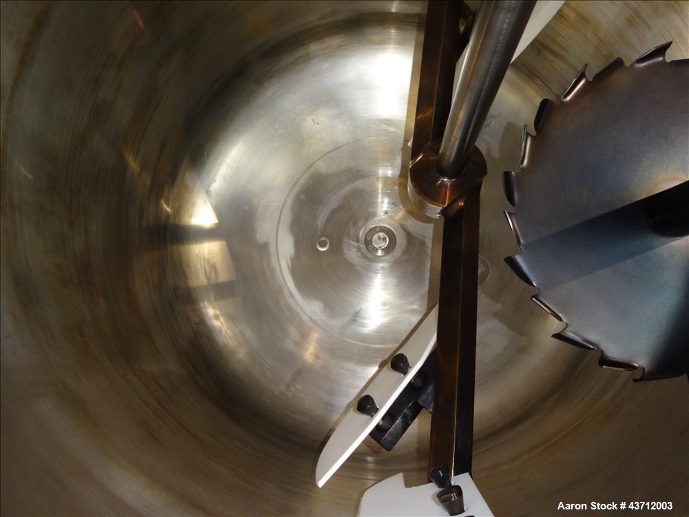 Used Hellmich Reactor, 112 Gallon, 316 Stainless Steel, Vertical.