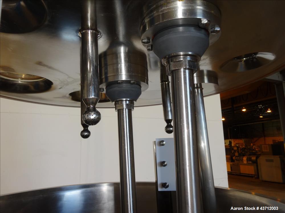 Used Hellmich Reactor, 112 Gallon, 316 Stainless Steel, Vertical.