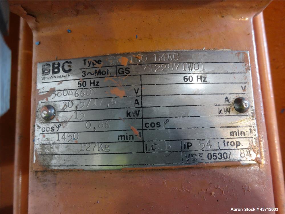 Used Hellmich Reactor, 112 Gallon, 316 Stainless Steel, Vertical.
