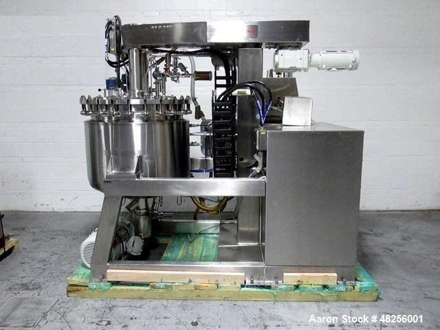 Used Fryma 250 Liter Planetary Mixer, Model VME-250. 424 Liter total capacity, 250 liter working capacity, 316L stainless steel product contact surfaces, approximately 33" diameter x 27" straight sid...