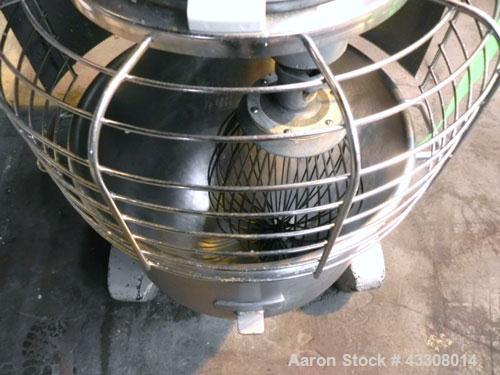 Used Hobart All Purpose Mixer, Model H-600, 60 Quart Capacity (15 Gallon). (4) Fixed speeds. Includes a wire stainless steel bowl guard, manual bowl lift, (1) 18” diameter x 16” deep 304 stainless st...
