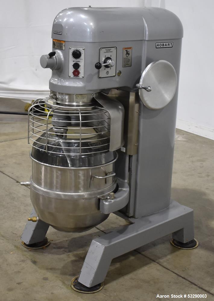 Used Hobart H600T 60-Quart Planetary Mixer – 2 HP for Sale