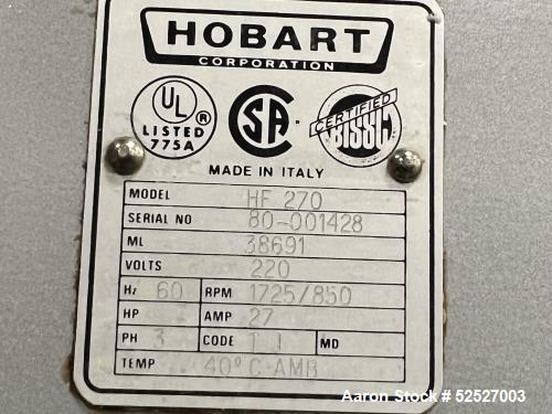 Used Hobart Mixer, Model HF-270