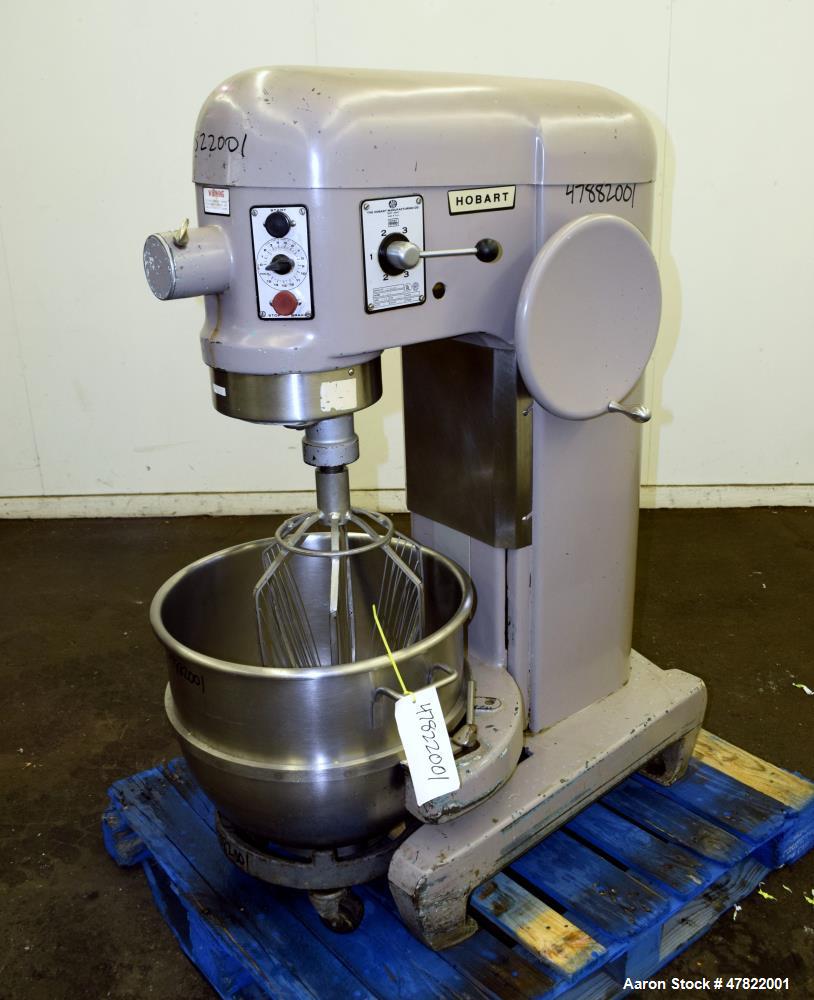 Used- Hobart All Purpose Mixer, Model L-800, 80 Quart Capacity.