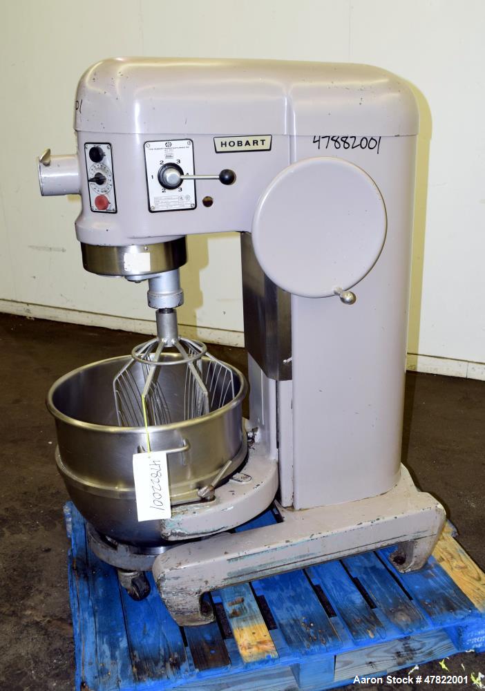 Used- Hobart All Purpose Mixer, Model L-800, 80 Quart Capacity.