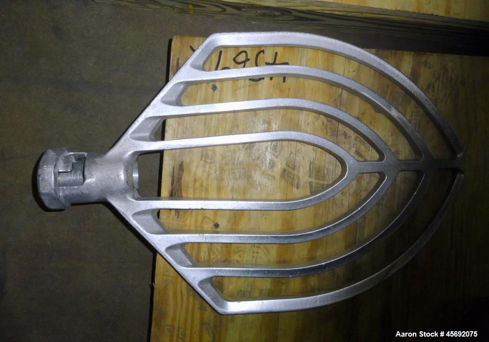 Used Hobart Mixer, Model L800. 80 Quart capacity stainless steel bowl. Driven by a 1-1/2hp, 3/60/220 volt. Serial# 1125658.