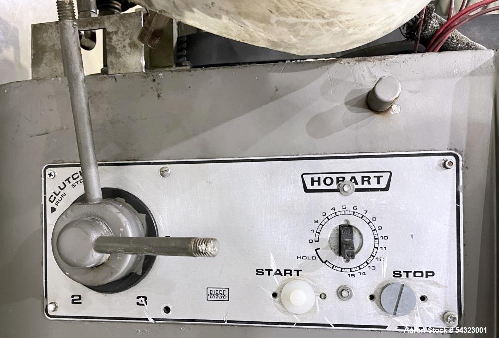 Used Hobart 140-Quart All Purpose Mixer, Model V 1401. 5HP motor. Serial# 11-248-816. 3/60/230 Volt, 13.6 Amp.