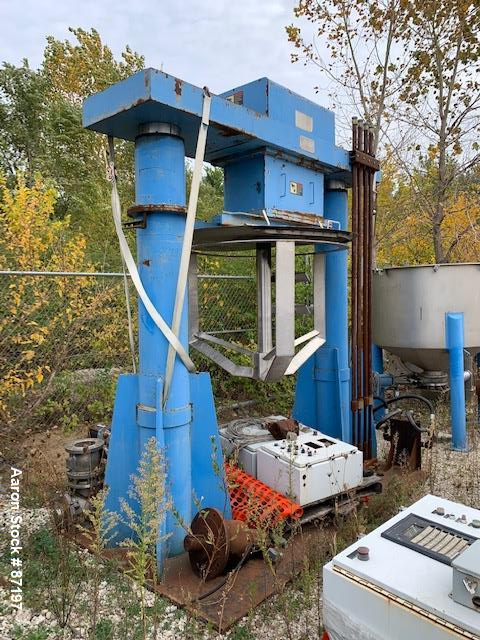Used Jaygo Dual Shaft Variable Speed Mixer, Model DSVS60/40