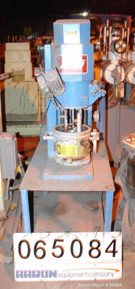 Used Stainless Steel Jaygo Double Planetary Kneader Mixer, Model MPVD-10