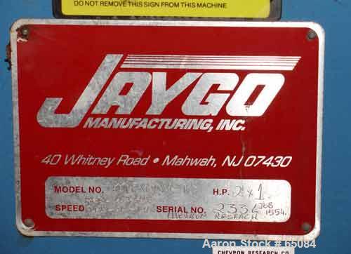 Used Stainless Steel Jaygo Double Planetary Kneader Mixer, Model MPVD-10