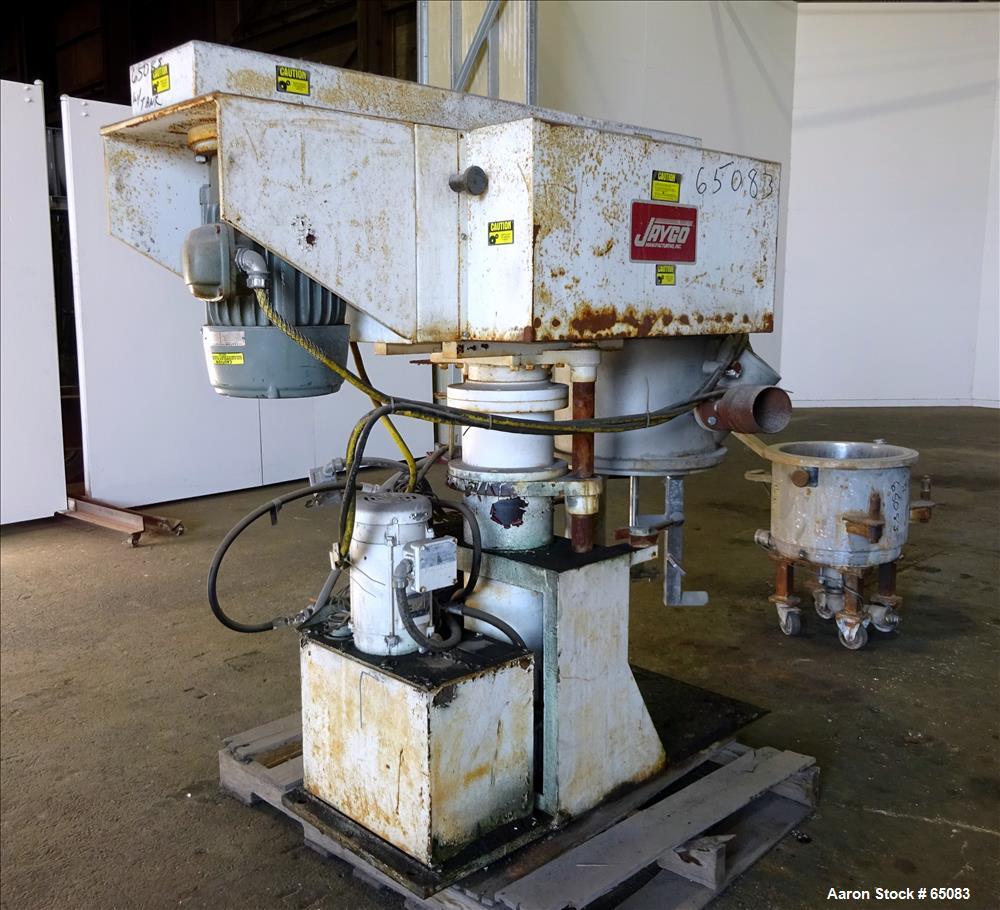 Used Stainless Steel Jaygo Double Planetary Kneader Mixer, Model MPVD-60