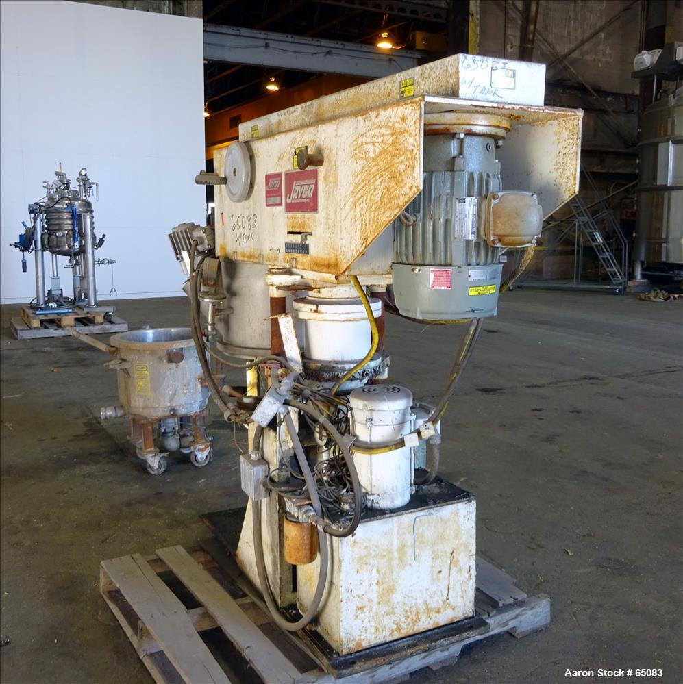 Used Stainless Steel Jaygo Double Planetary Kneader Mixer, Model MPVD-60