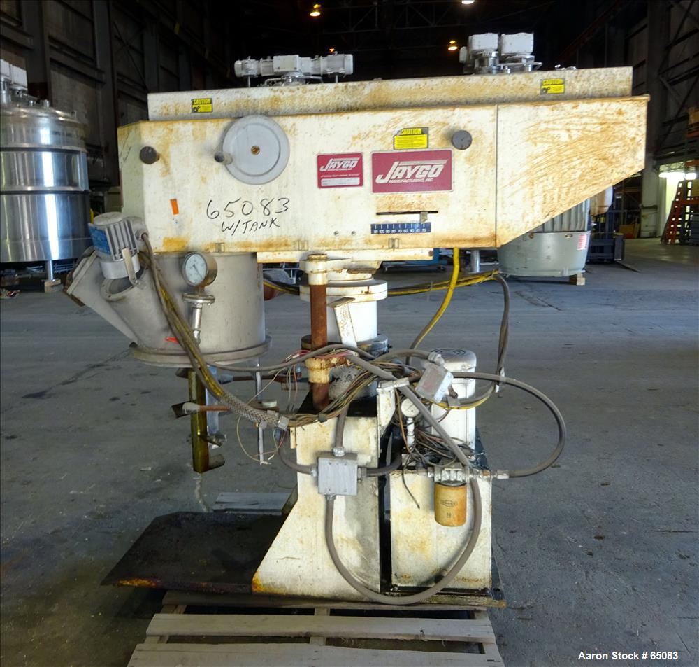 Used Stainless Steel Jaygo Double Planetary Kneader Mixer, Model MPVD-60