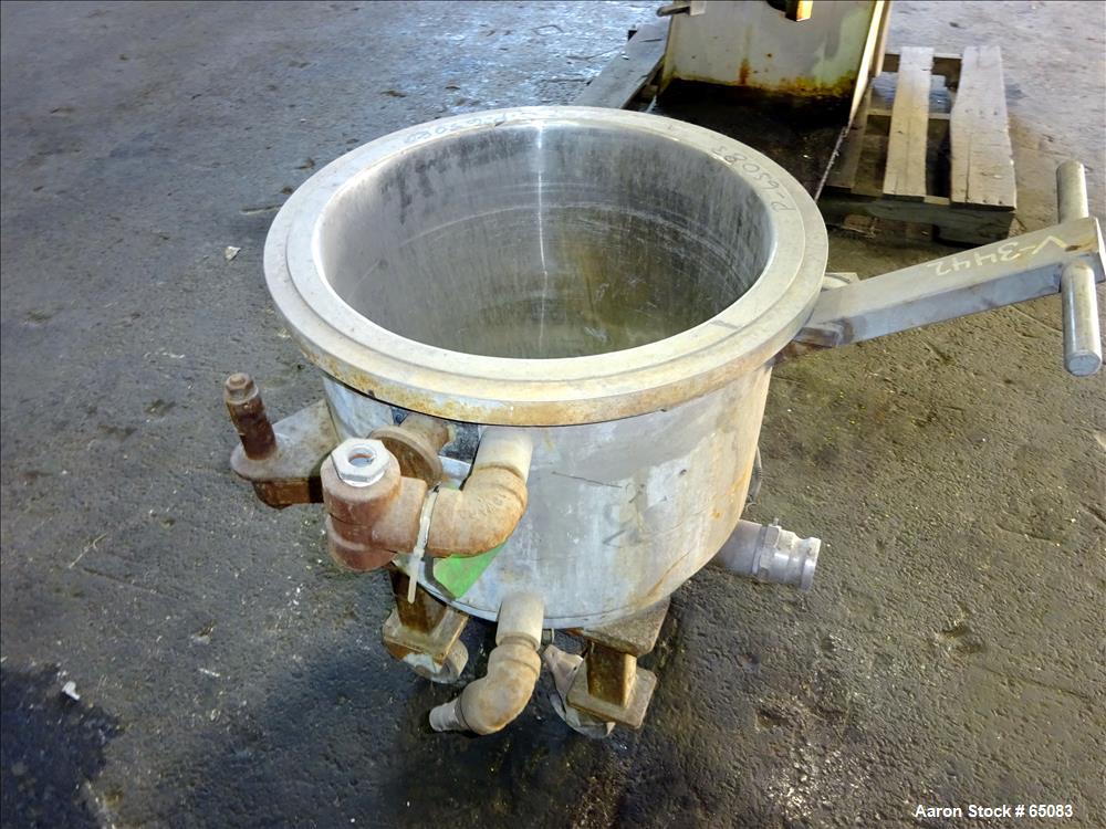 Used Stainless Steel Jaygo Double Planetary Kneader Mixer, Model MPVD-60
