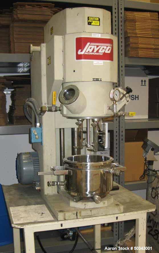 Used Jaygo Double Planetary / Multi-Shaft Mixer